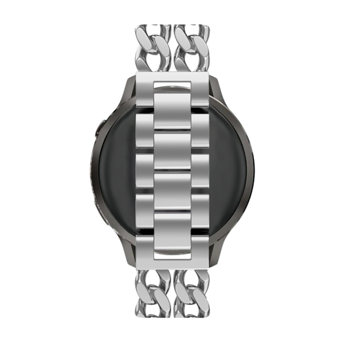 Bandz Coros Apex - 42mm Metal Strap 'Double Chains' (Silver)