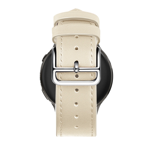 Bandz universeel 18mm lederen band 'Deluxe' (beige)