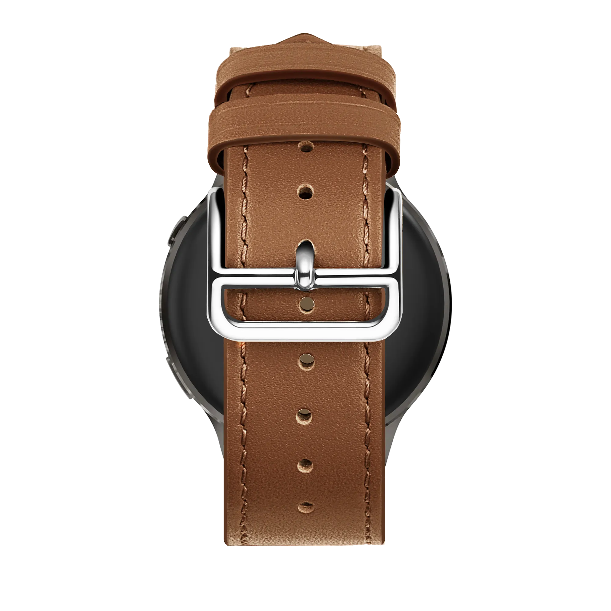 Bandz Garmin 18mm Leather Strap 'Deluxe' (Brown)