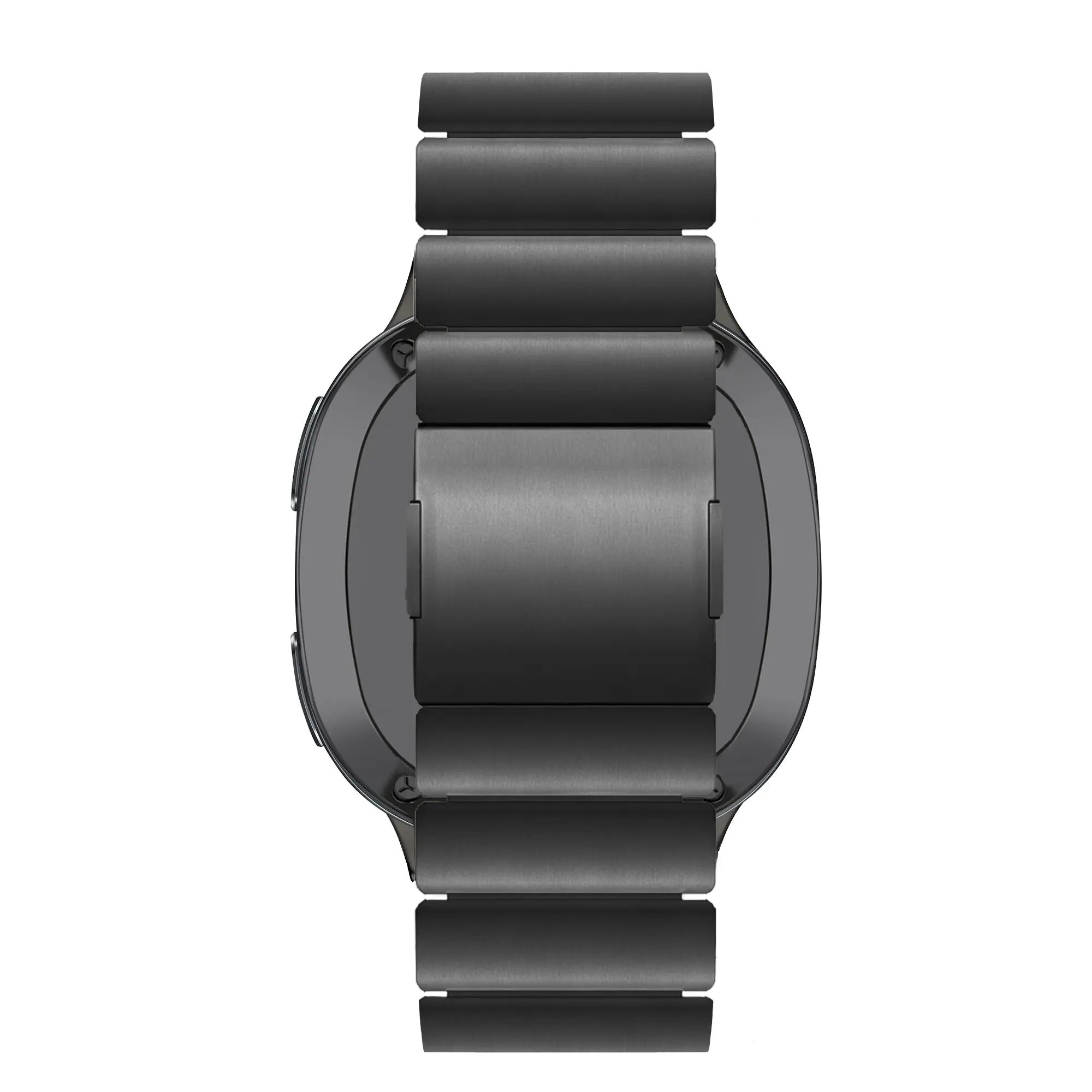 Bandz Samsung Galaxy Watch 9 - 40mm titanium band 'Hybrid' (zwart)