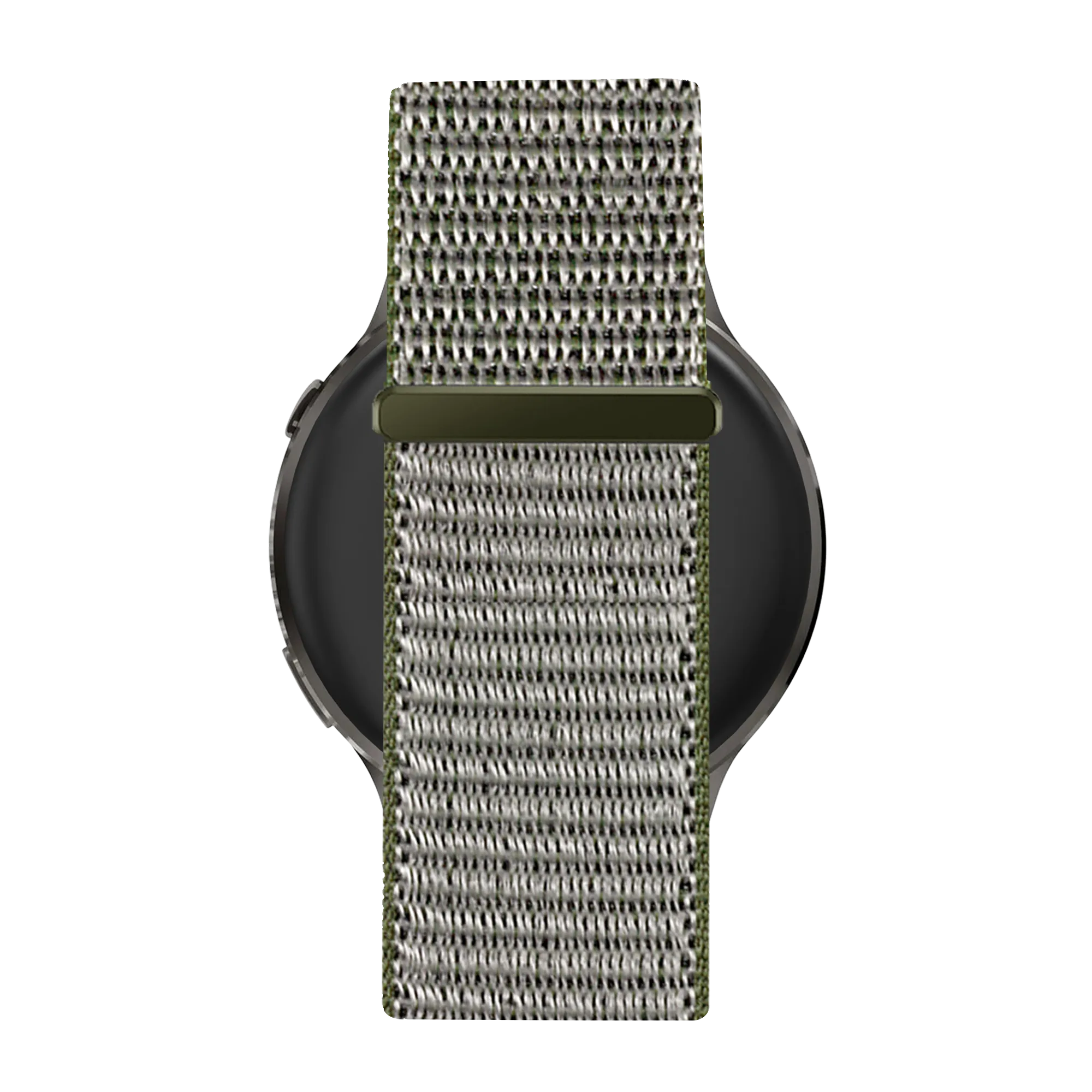 Bandz Garmin Forerunner 70 nylon loop band (olijfgroen)