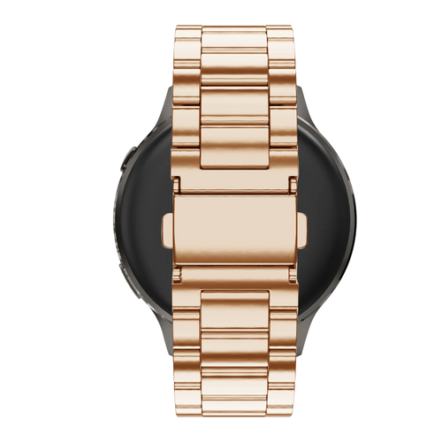 Bandz Garmin Forerunner 70 Steel Strap 'Classic' (Rose Gold)
