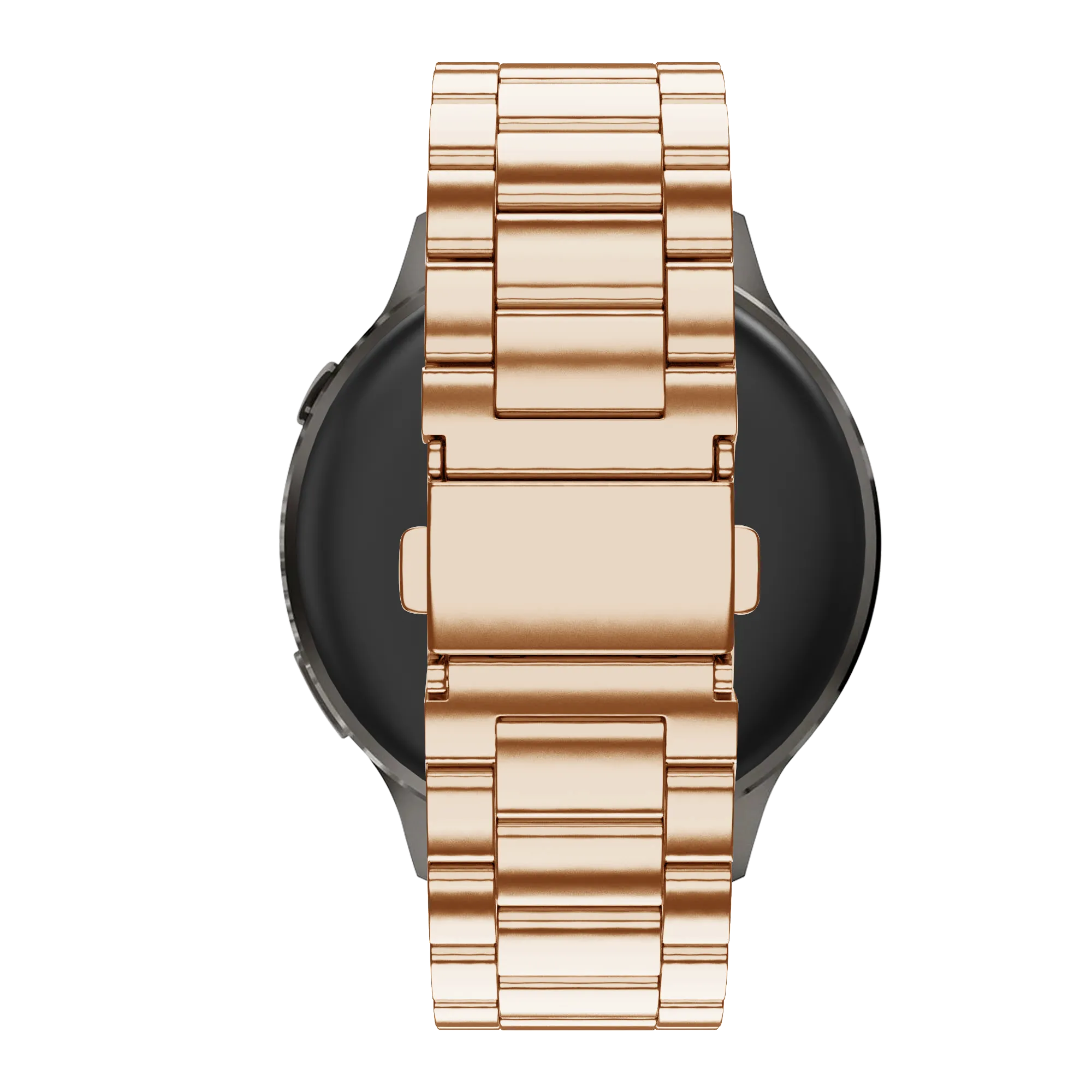 Bandz Garmin Forerunner 70 stalen band 'Classic' (roségoud)