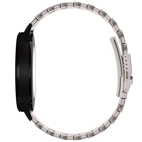 Butterfly Titanium Strap, on a watch, direct rear view