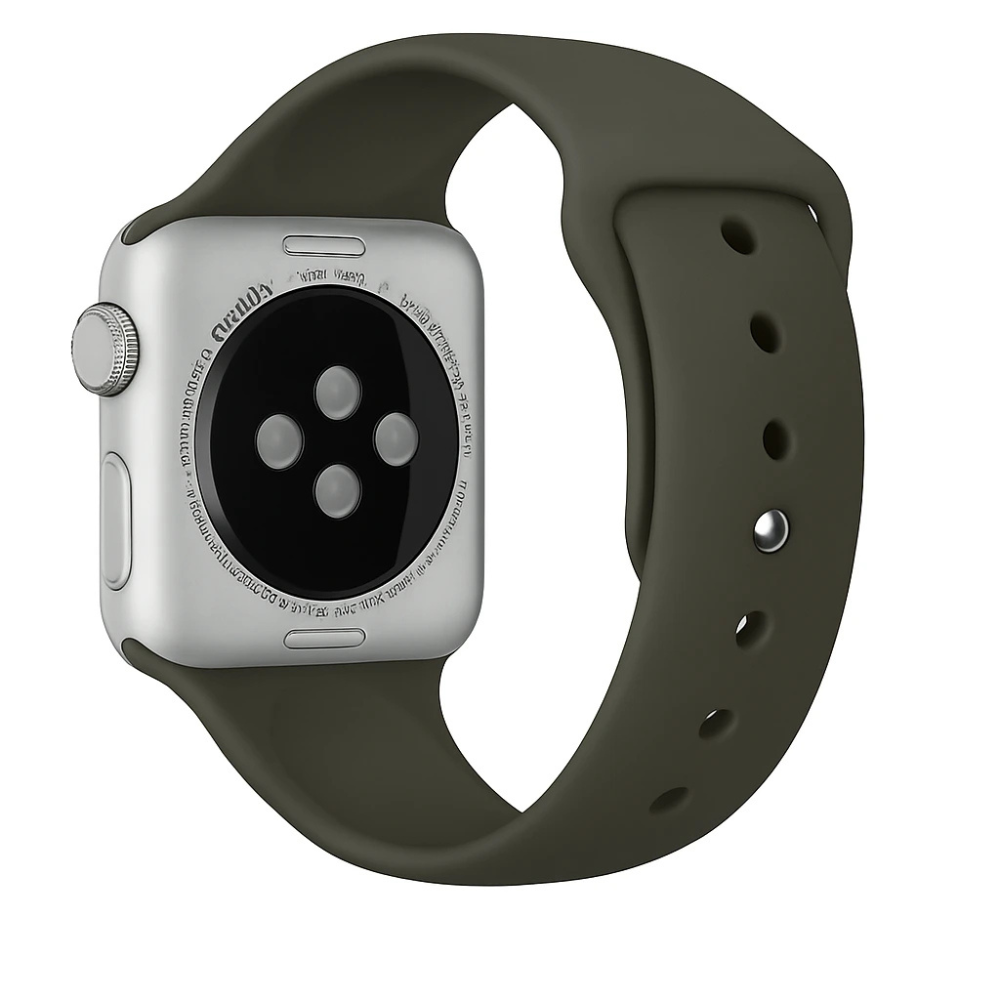 Apple Watch sport bandje (donkergroen)
