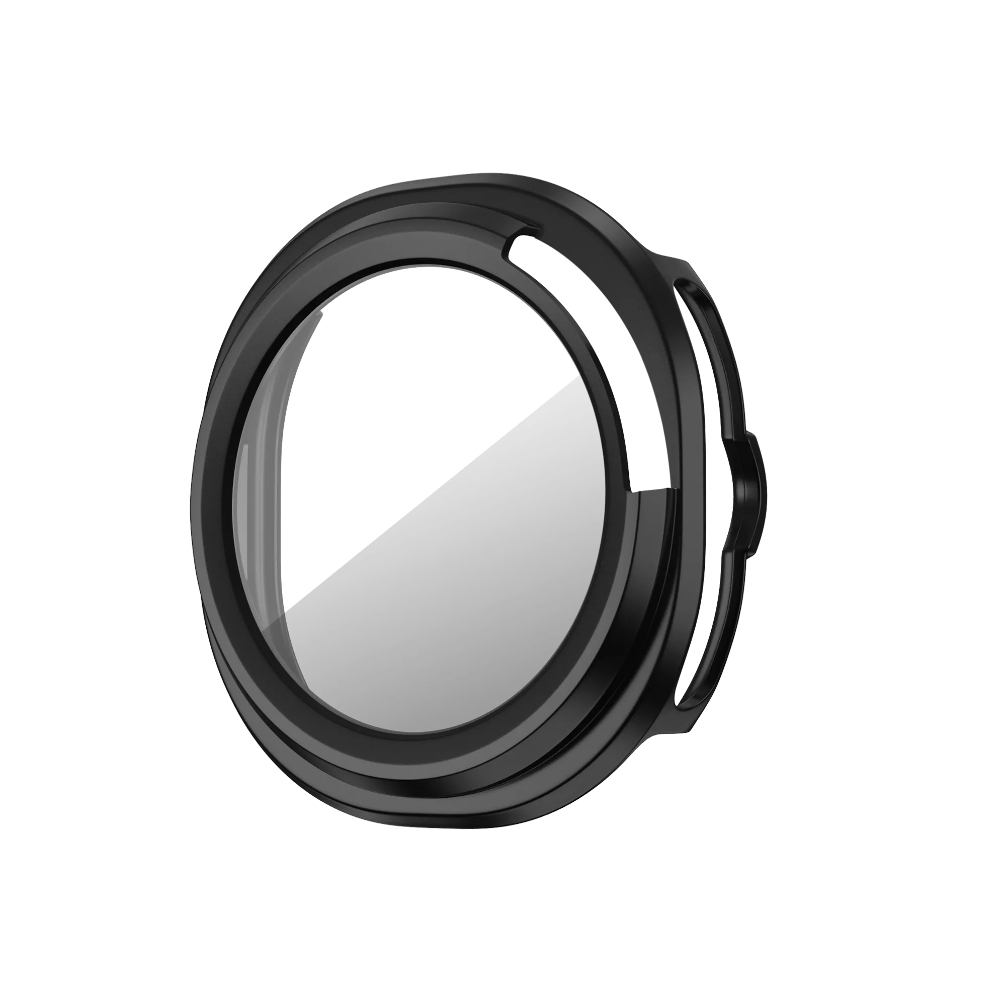 Bandz Samsung Galaxy Watch 8 Classic PC hoesje met glas (zwart)
