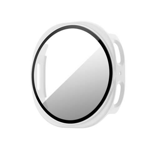 Bandz Samsung Galaxy Watch 8 - 40mm PC Cover with Glass (White)