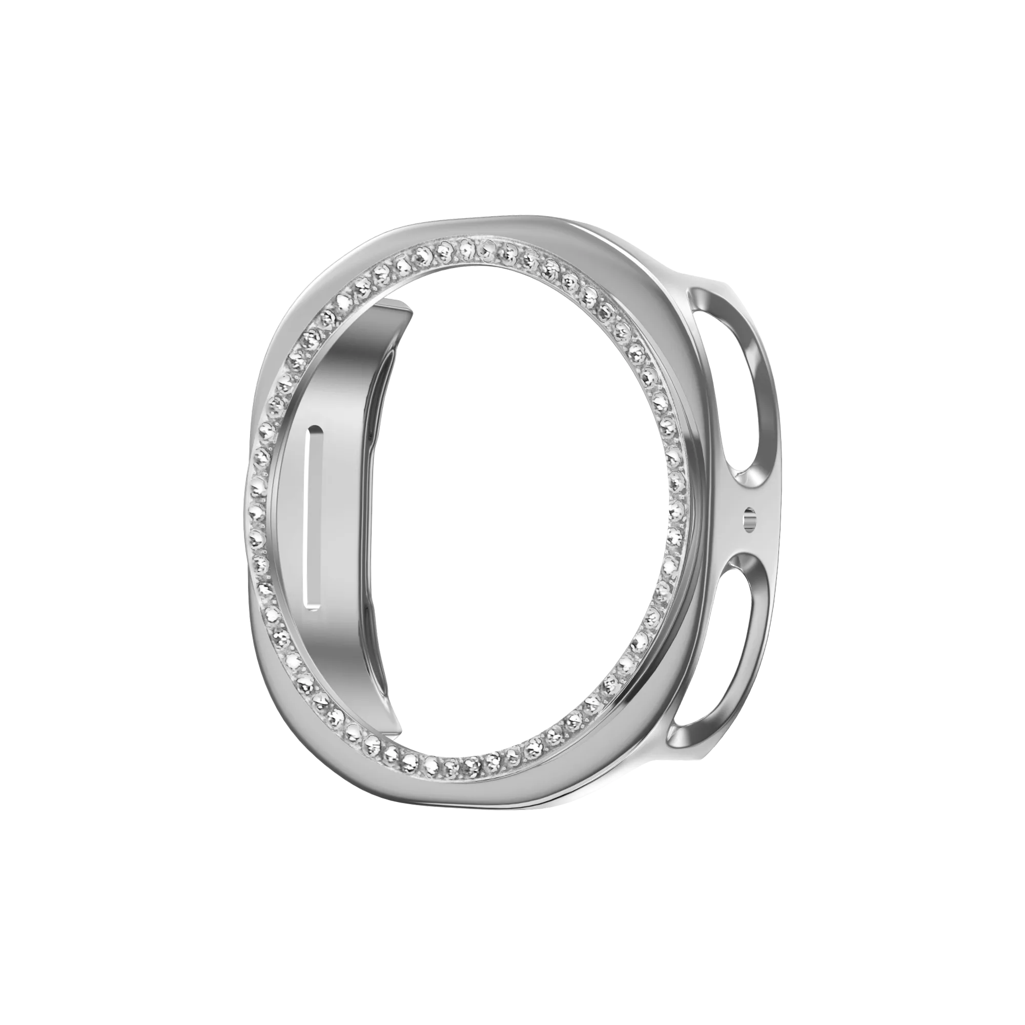 Bandz Samsung Galaxy Watch 8 - 40mm Diamond PC Case (Silver)