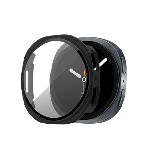 Bandz Samsung Galaxy Watch 8 - 44mm PC Cover with Glass (Black)