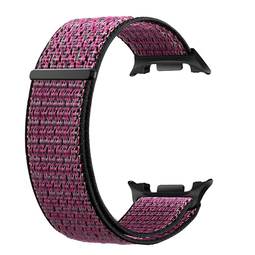  Samsung Galaxy Watch 8 - 40mm nylon bandje (true berry)