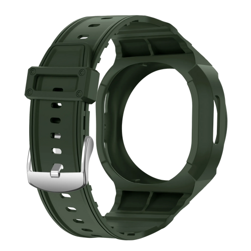 Samsung Galaxy Watch 8 - 44mm TPU Strap with Frame (Green)