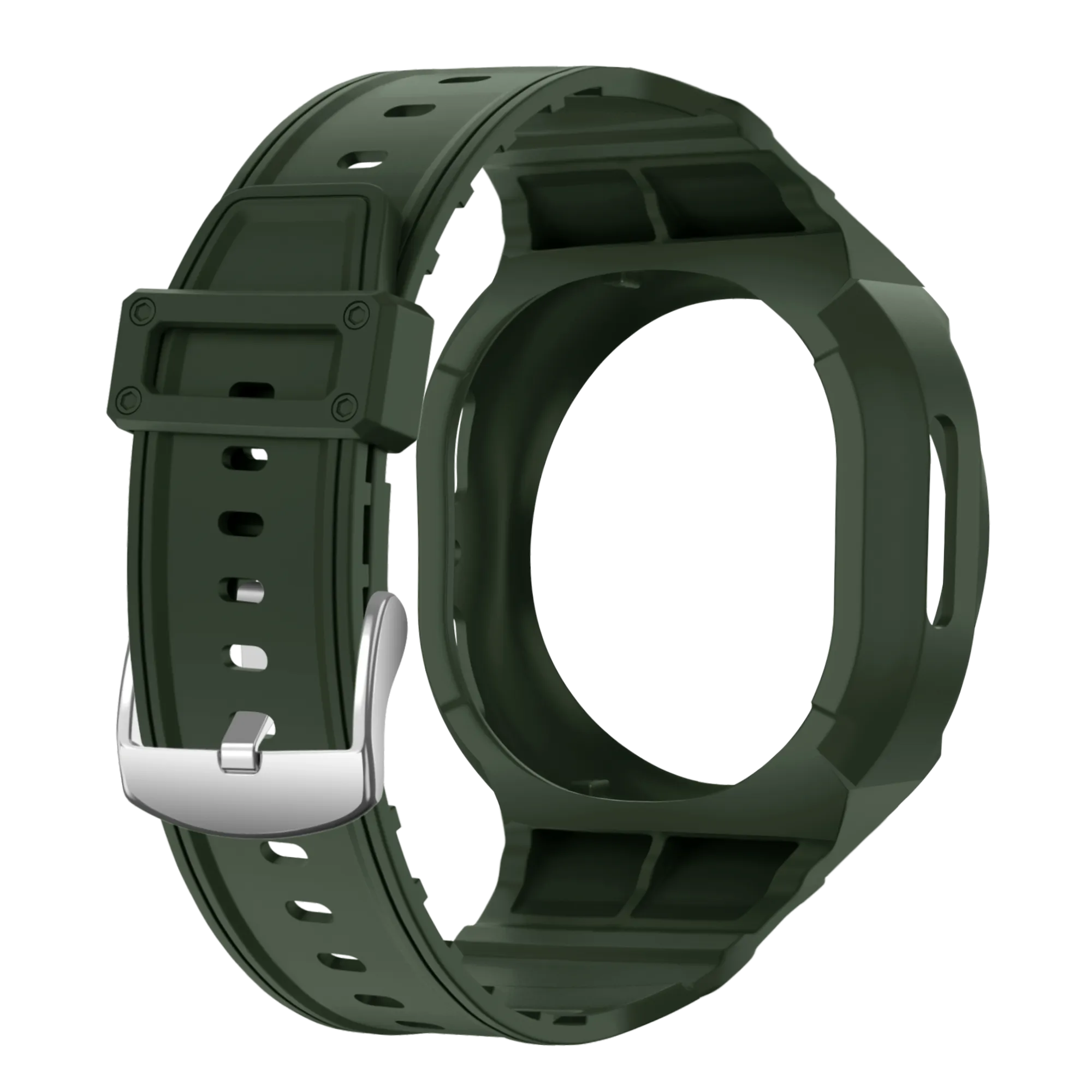 Samsung Galaxy Watch 8 - 44mm TPU Strap with Frame (Green)