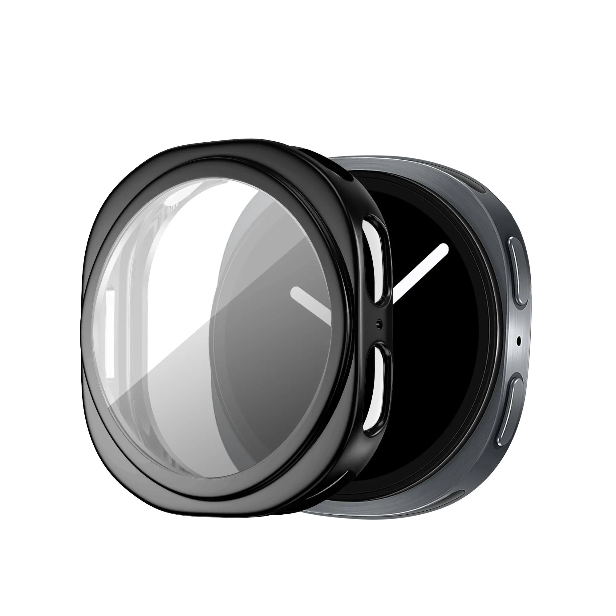 Bandz Samsung Galaxy Watch 8 - 40mm TPU hoesje (zwart)