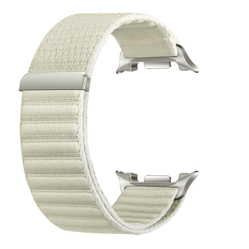  Samsung Galaxy Watch 8 - 40mm wave nylon bandje (sterrenlicht)