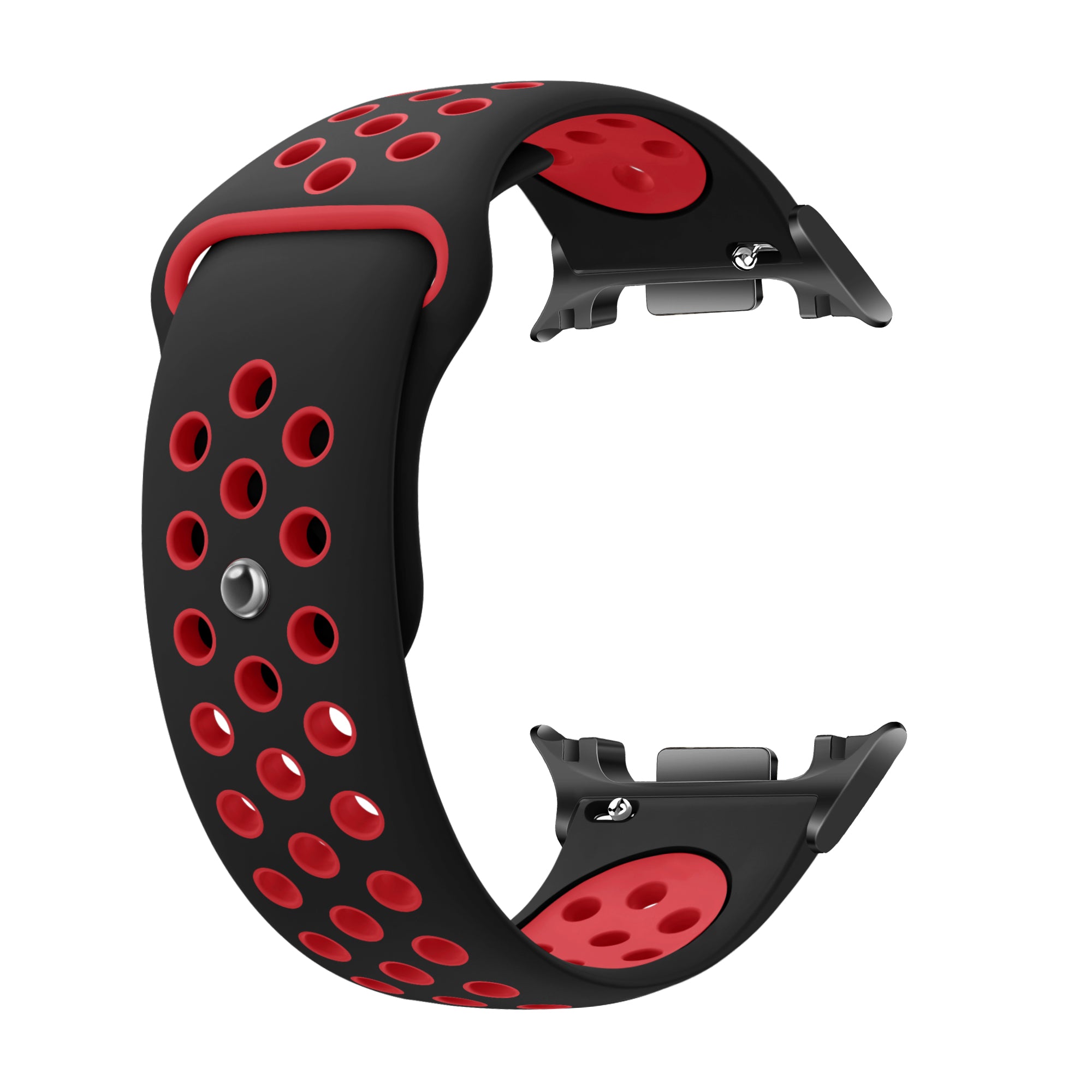 Samsung Galaxy Watch 9 - 40mm sport bandje (zwart/rood)