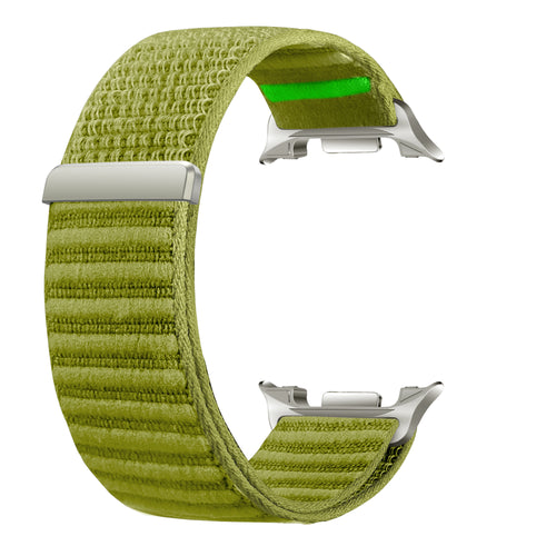 Samsung Galaxy Watch 9 - 44mm Wave Nylon Strap (Field Green)