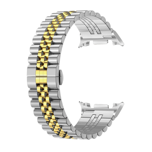 Samsung Galaxy Watch 8 - 44mm Jubilee Steel Strap (Silver/Gold)
