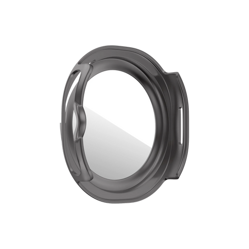 Bandz Samsung Galaxy Watch 8 Classic Bezel Cover with Glass (Titanium Grey/Orange)