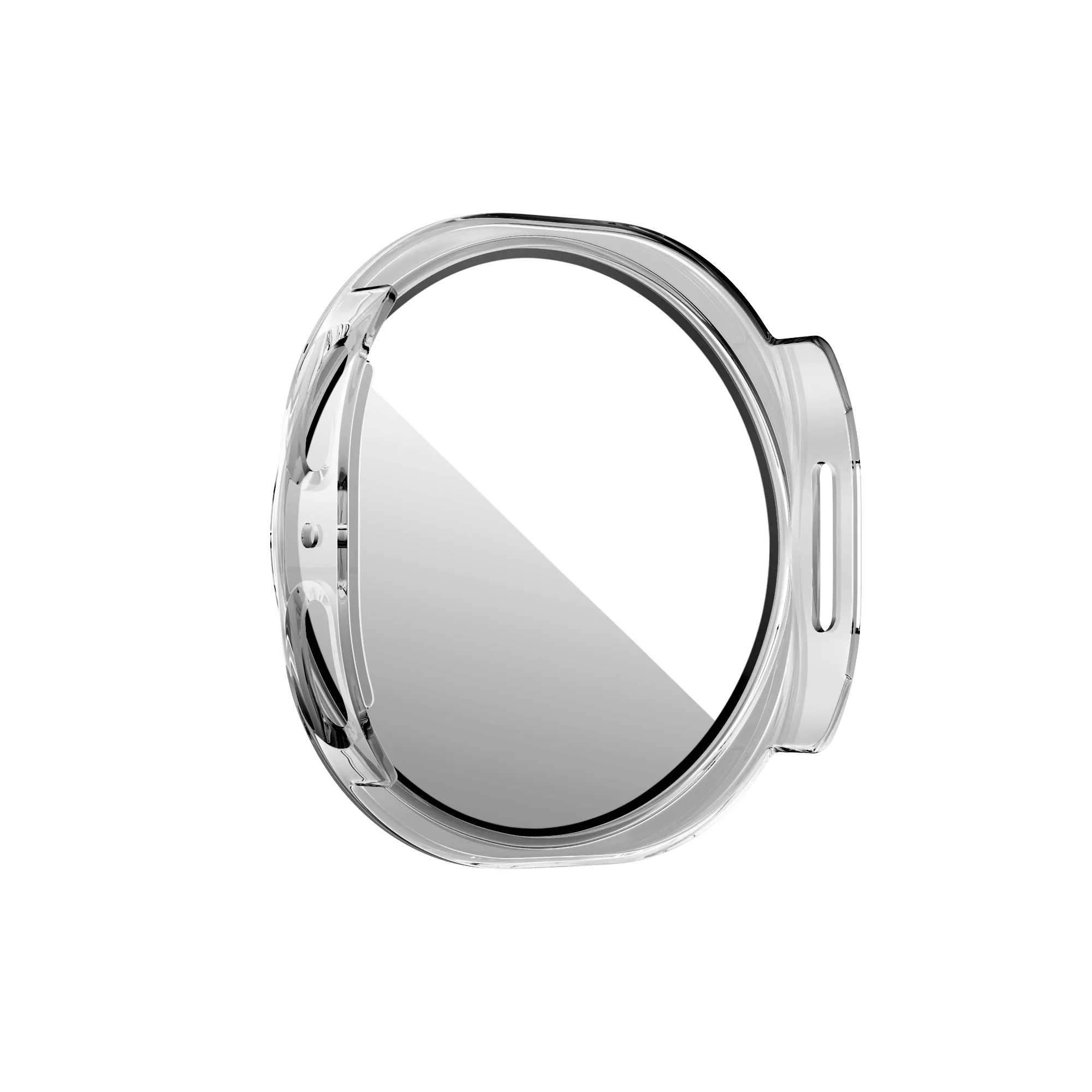 Bandz Samsung Galaxy Watch 8 - 40mm PC hoesje met glas (transparant)