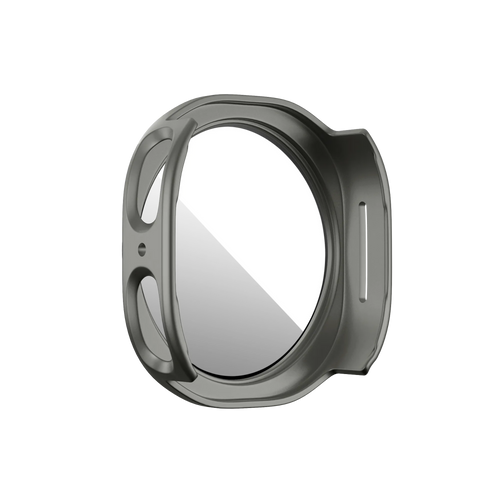 Bandz Samsung Galaxy Watch 8 - 44mm PC hoesje met glas (titanium goud)