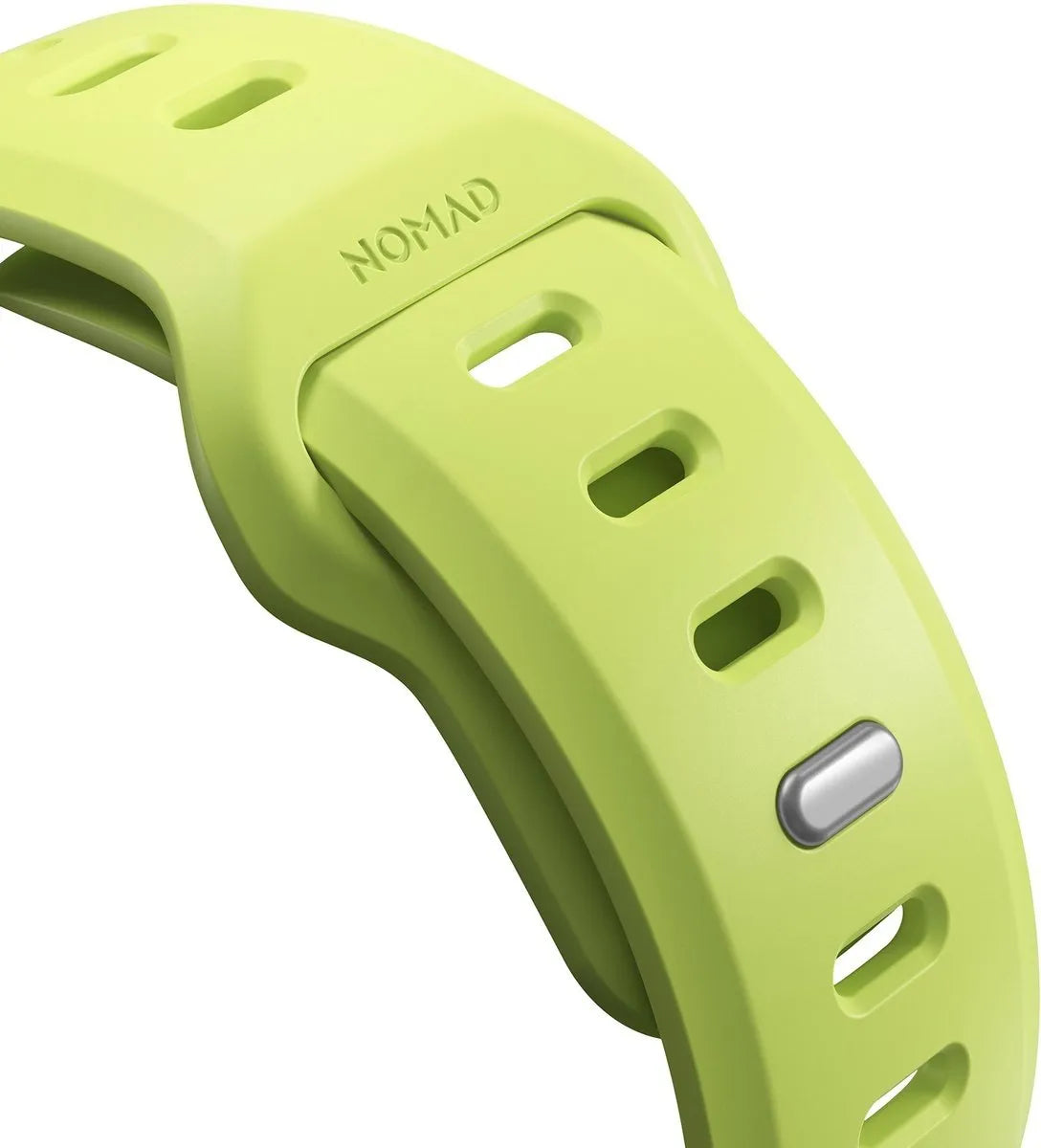 Nomad Apple Watch siliconen Tempo bandje (lime)