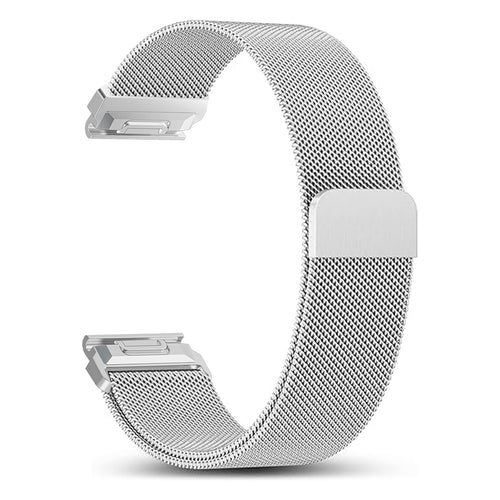 Garmin Descent MK2s premium Milanese band (zilver)