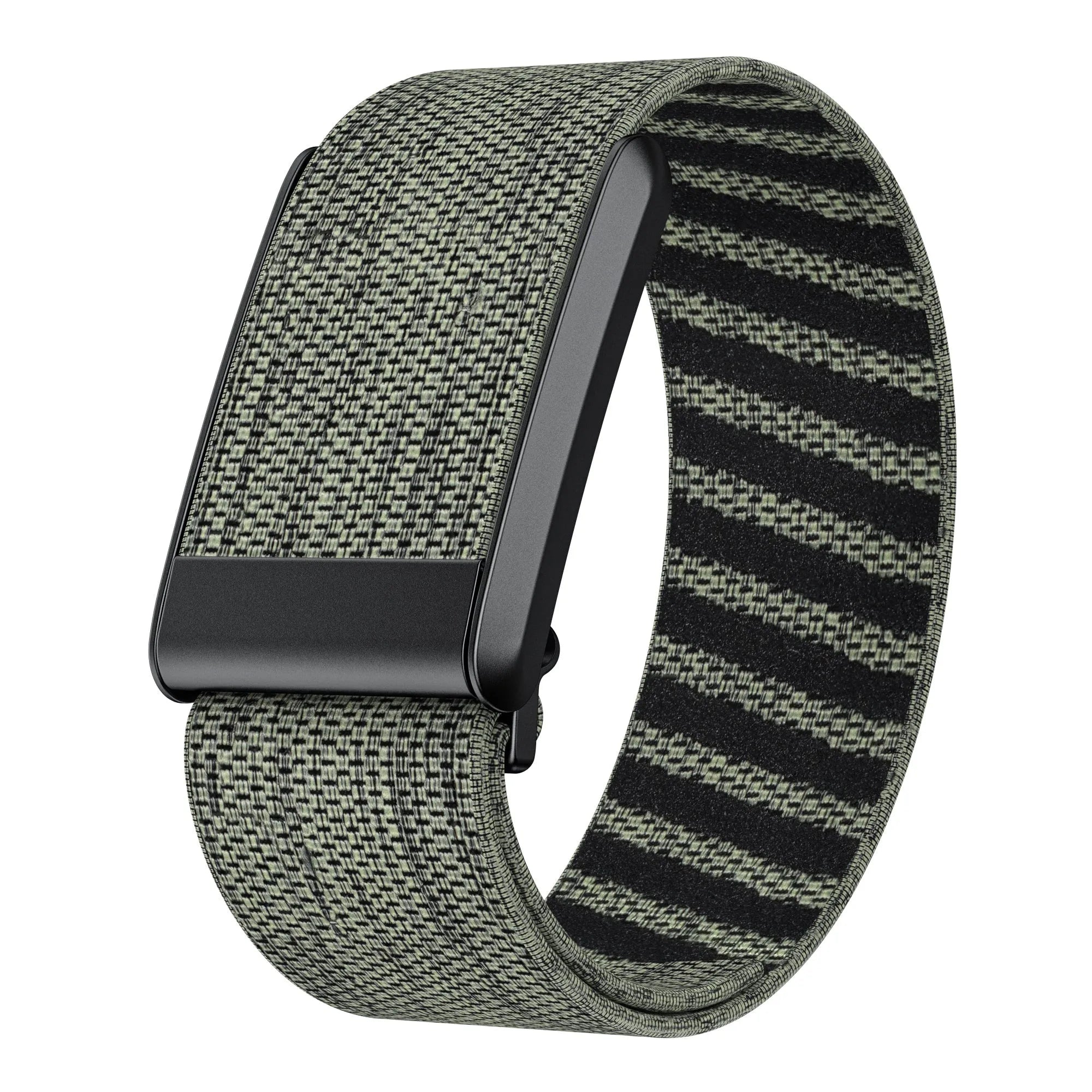 Nylon bandje geschikt voor Whoop 4.0 (grijs-groen)