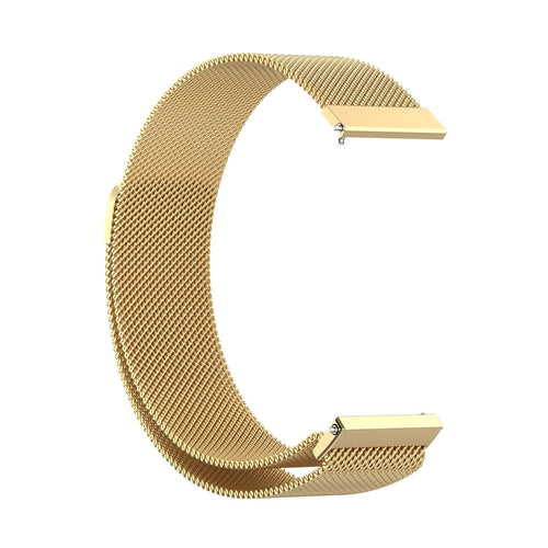 Milanese Strap, gold, without a watch, 3/4 front view