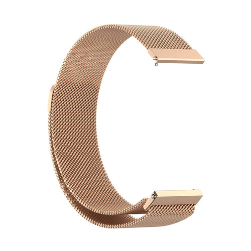 Garmin Vivoactive 4 Milanese Strap (Rose Gold)