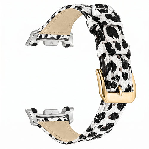 Samsung Galaxy Watch 8 - 44mm leren bandje (Leopard)