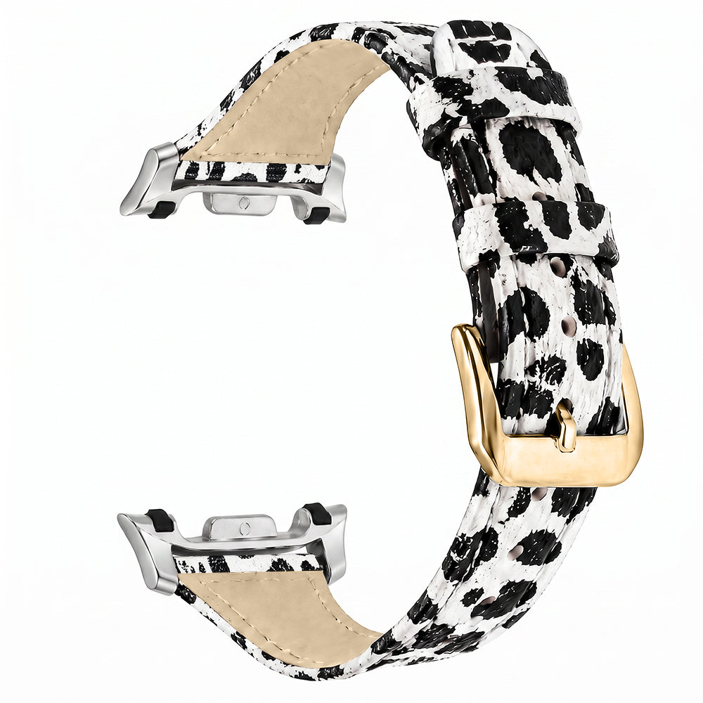 Samsung Galaxy Watch 8 - 44mm leren bandje (Leopard)