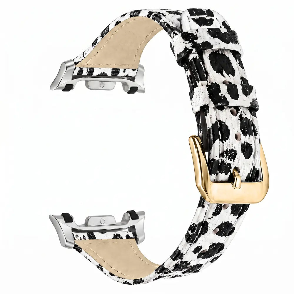 Samsung Galaxy Watch 9 - 44mm leren bandje (Leopard)