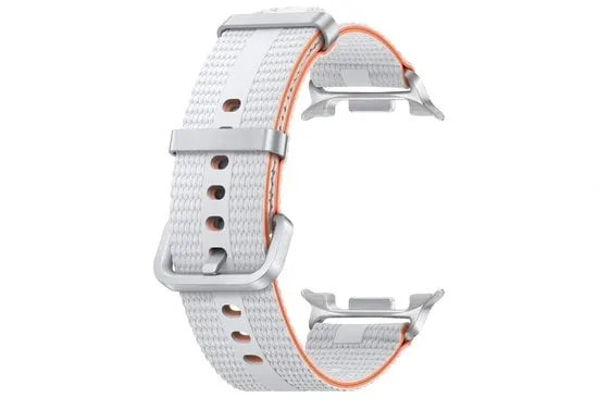 Nylon Fabric Strap, white, without a watch, 3/4 front view