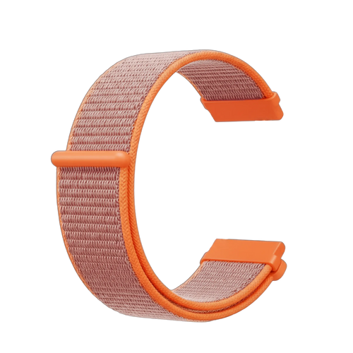 Fitbit Sense nylon bandje (oranje)