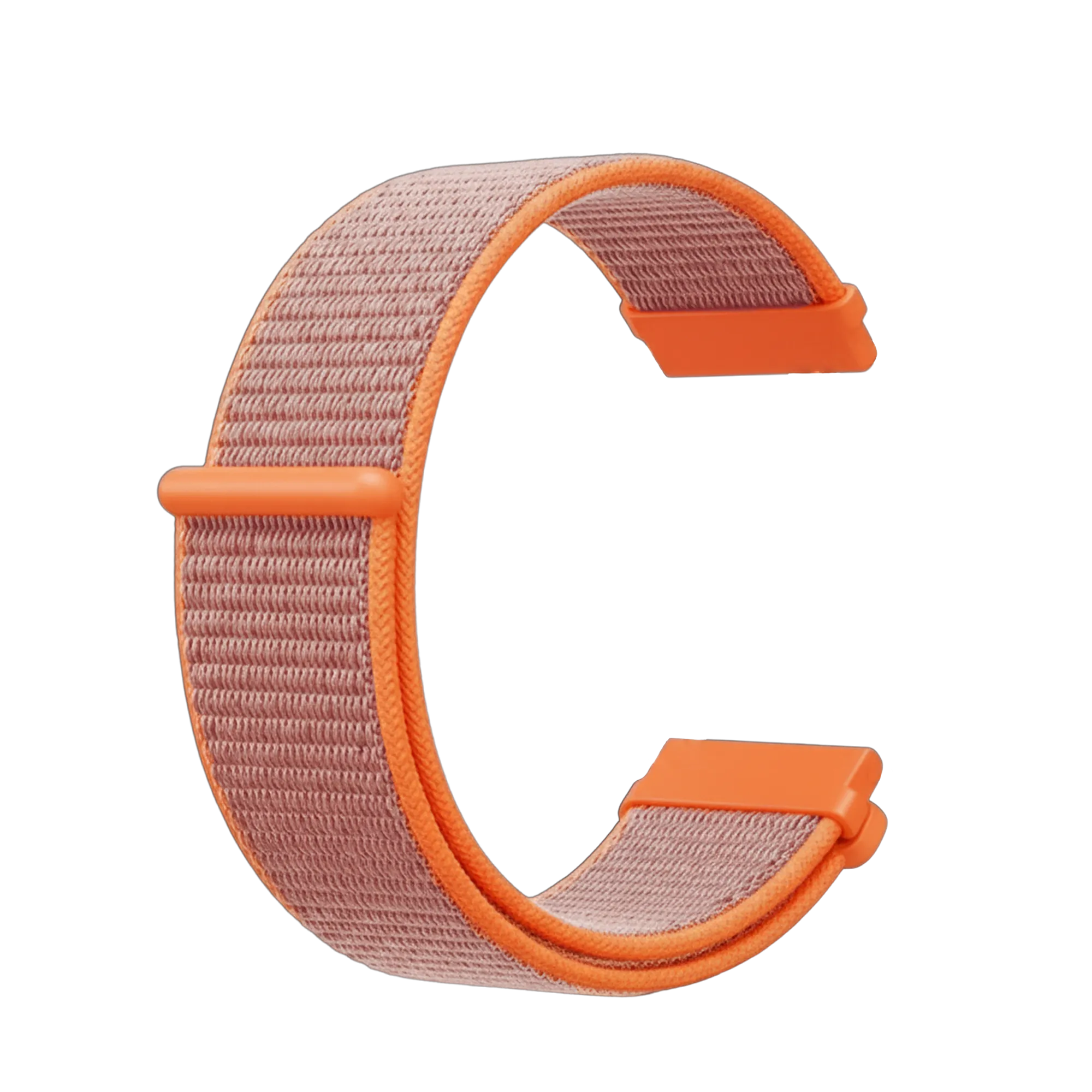 Fitbit Sense nylon bandje (oranje)