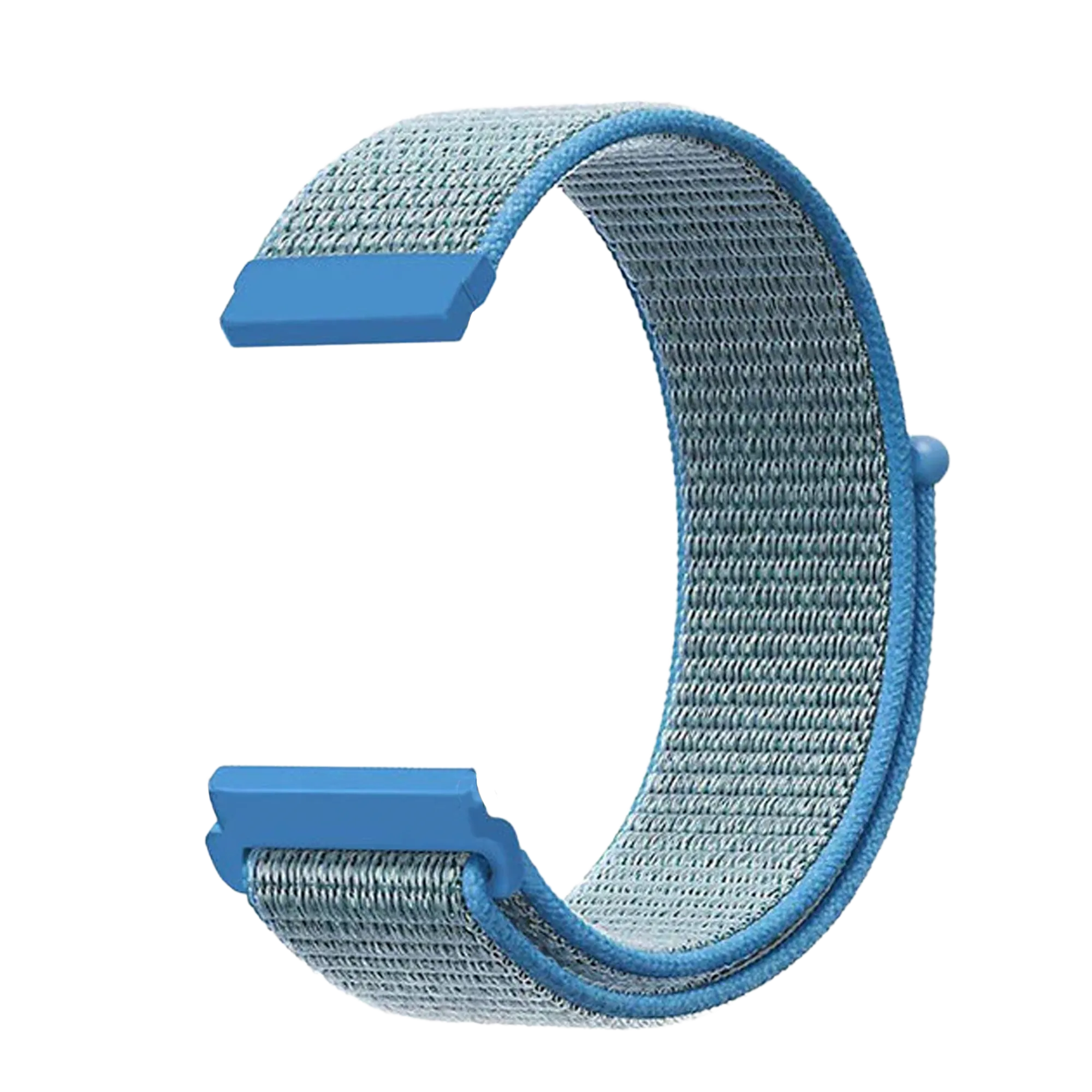 Fitbit Versa 3 nylon bandje (lichtblauw)