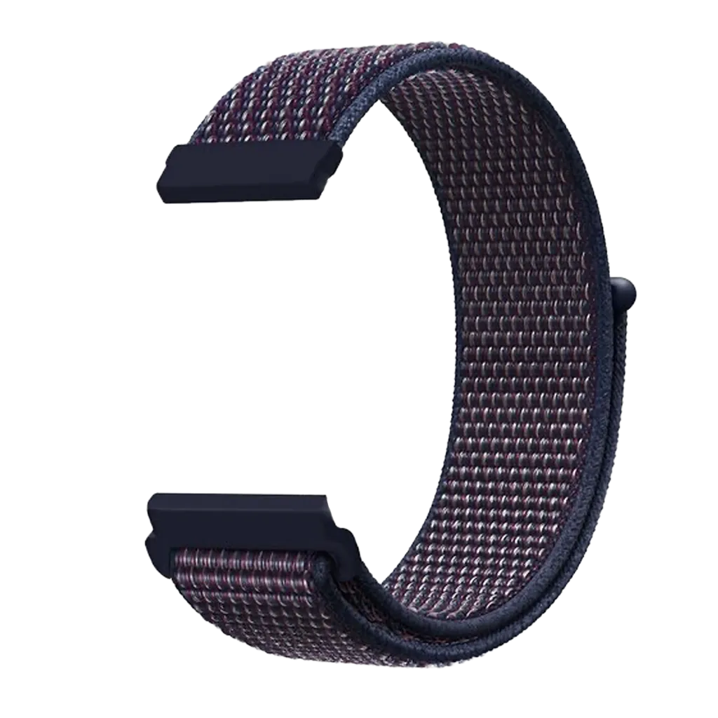 Fitbit Versa 3 nylon bandje (indigo blauw)