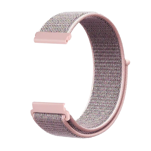 Samsung Galaxy Watch 4 44mm Nylon Strap (Grey/Pink)