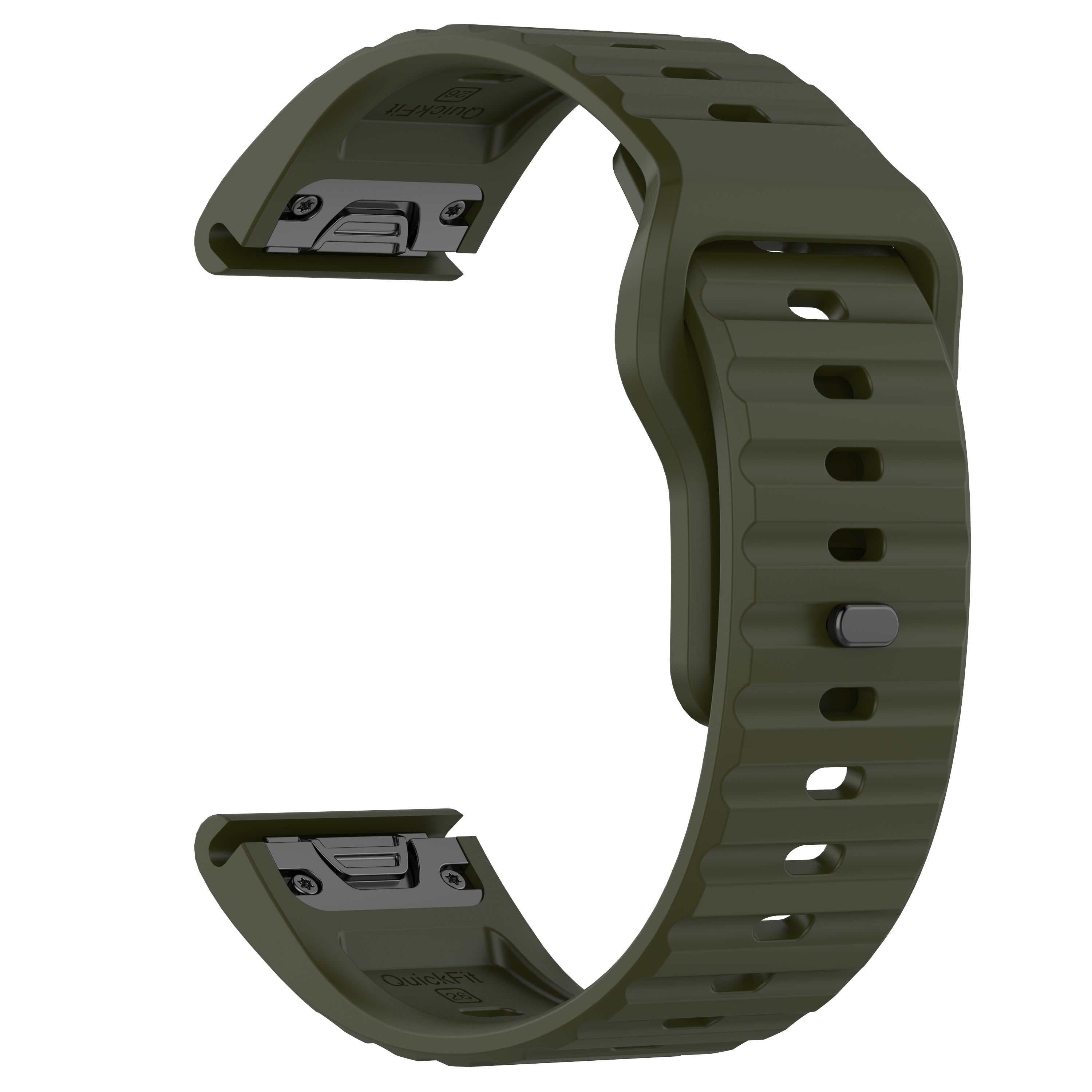 Garmin Tactix 8 - 47mm outdoor siliconen band (legergroen)