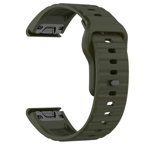 Garmin MARQ Outdoor Silicone Strap (Army Green)