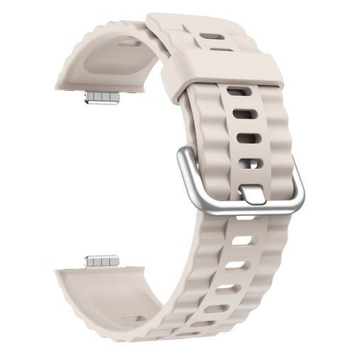 Huawei Watch Fit 4 siliconen classic bandje (sterrenlicht)