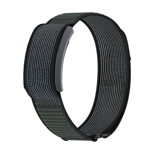 Amazfit Helio Strap nylon band (zwart/grijs)