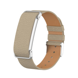 Litchi Leather Strap, coffee, without a watch, 3/4 front view