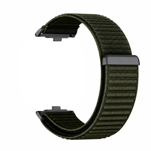 Xiaomi Smart Band 10 Pro wave nylon bandje (donkergroen)