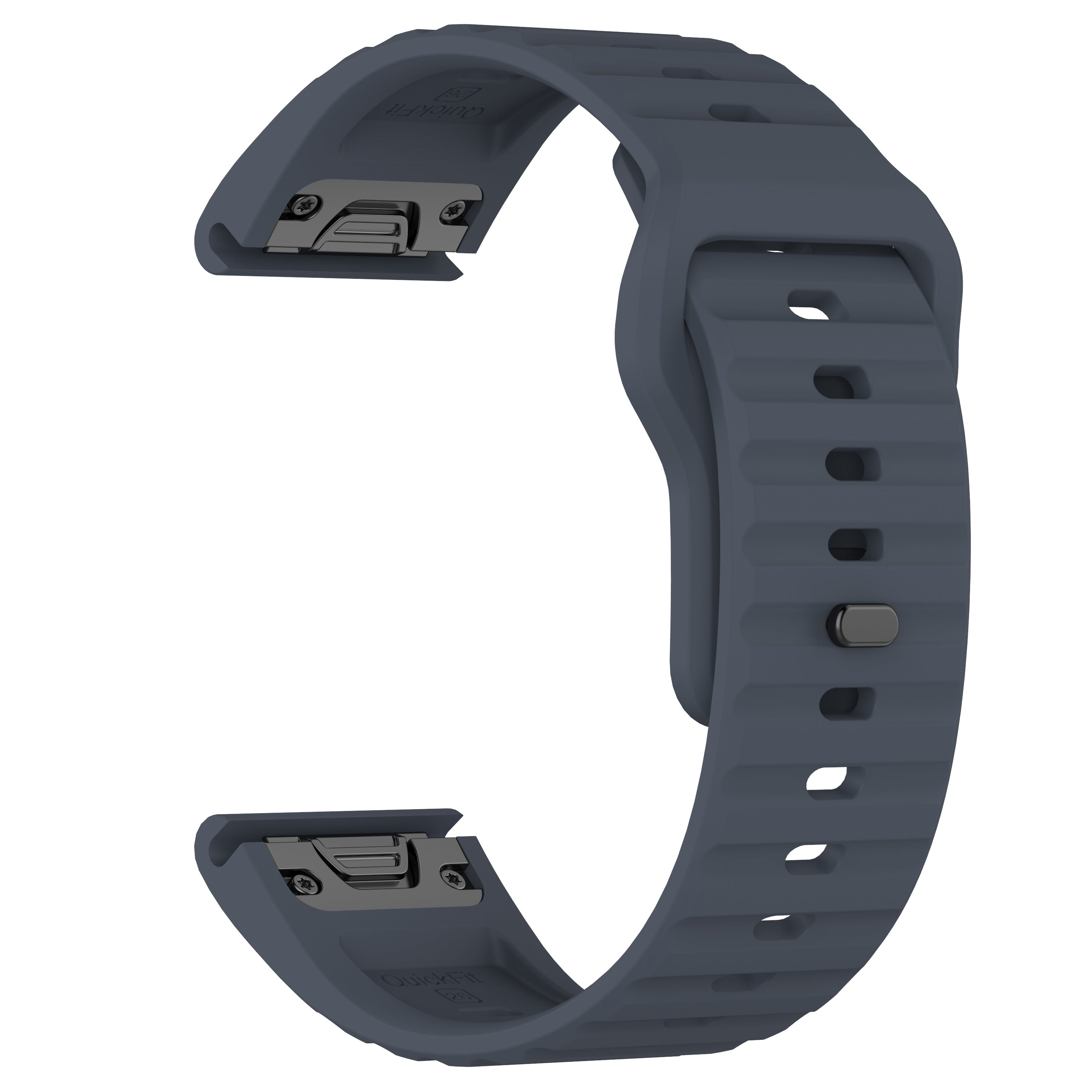 Garmin MARQ outdoor siliconen band (grijsblauw)