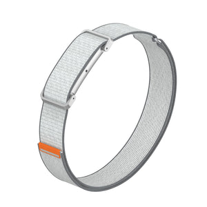 Fitbit Air biceps nylon band (grijs/wit)