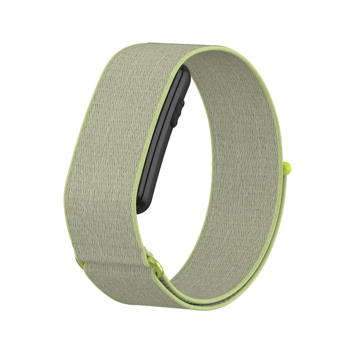 Nylon Strap, lime-yellow, without a watch, 3/4 front view