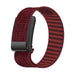 WHOOP 5.0 knitted nylon band (wijnrood)