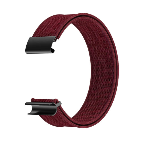 WHOOP 5.0 knitted nylon band (wijnrood)