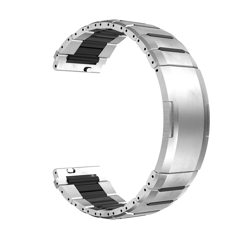 Oppo Watch X2 'One Push' stalen hybrid band (titanium/zwart)